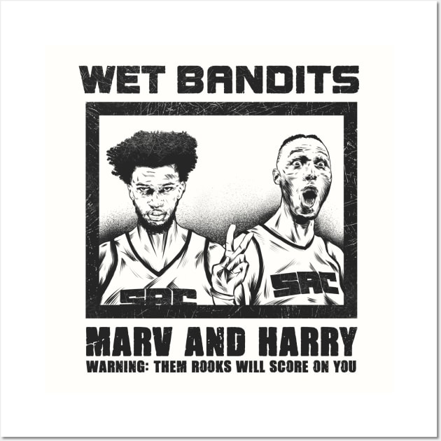 Wet Bandits Of Sactown Wall Art by PinkSushi